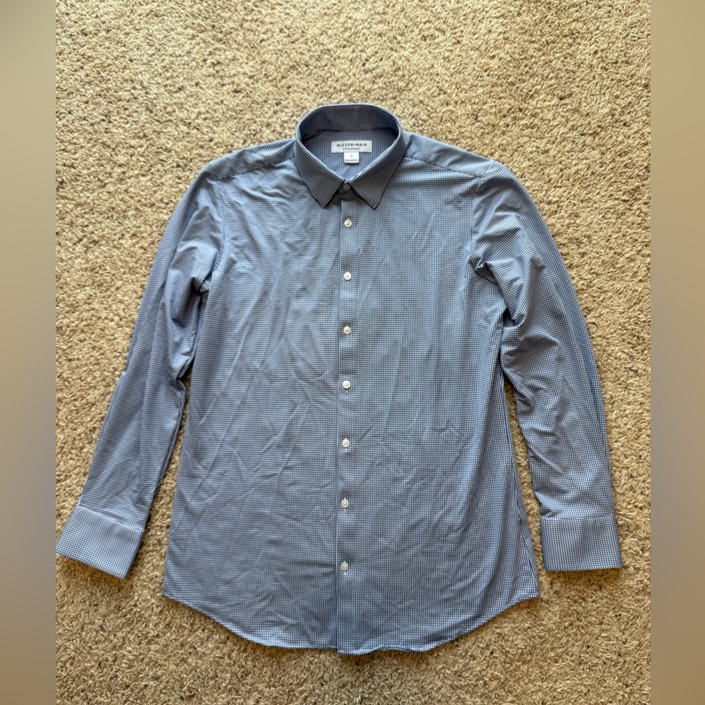 Mizzen+Main Trim Fit Performance Stretch Shirt L